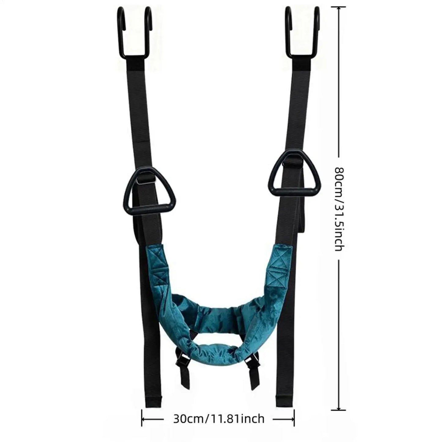 Portable Neck Traction Device Adjustable Soft Cervical Support Neck Stretcher for Home Office Travel Adults Daily Relaxation