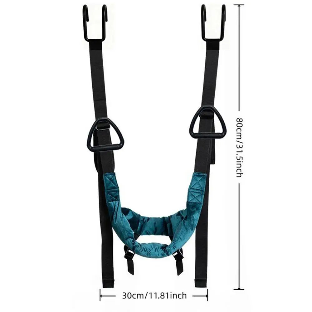 Portable Neck Traction Device Adjustable Soft Cervical Support Neck Stretcher for Home Office Travel Adults Daily Relaxation