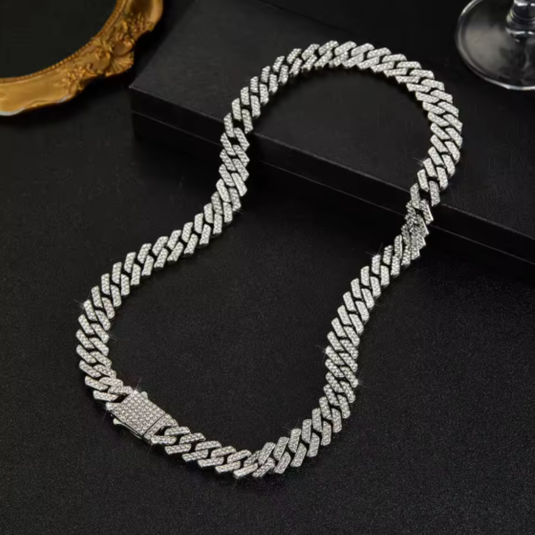 Aurno® Iced Out Chain Necklace