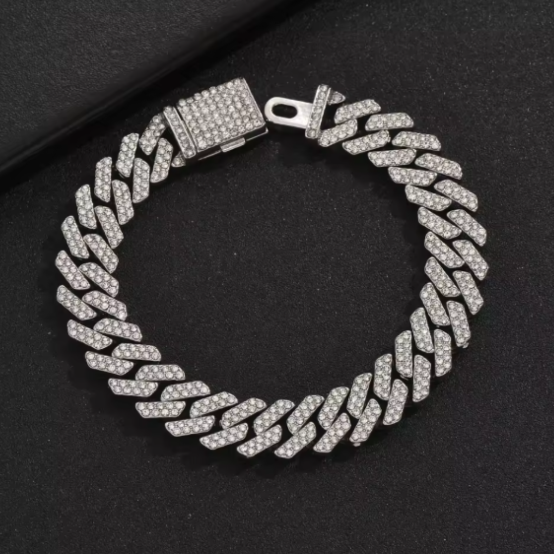 Aurno® Iced Out Chain Bracelet