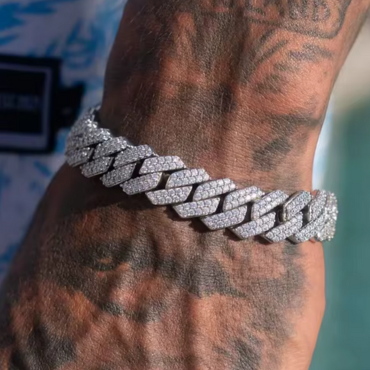Aurno® Iced Out Chain Bracelet